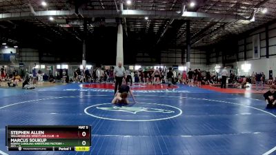 106 lbs Semis (4 Team) - Stephen Allen, WILLIAMSBURG WRESTLING CLUB vs Marcus Soukup, NORTH CAROLINA WRESTLING FACTORY - RED