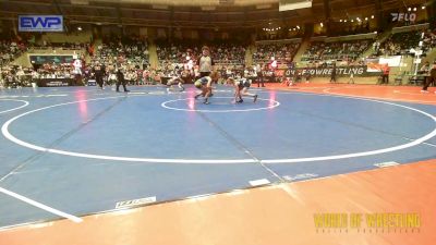 57 lbs Round Of 16 - Brielle Shannon, NBWA vs Jolee Stephens, South Central Punisher Wrestling Club