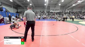 170 lbs 7th Place - Noah Hall, VA vs Jacob Zearfoss, NJ