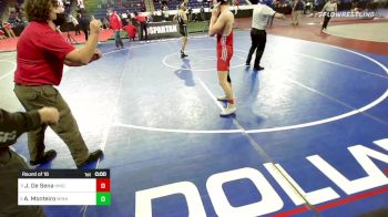 132 lbs Round Of 16 - Jack De Sena, Hingham vs Austin Monteiro, Minnechaug