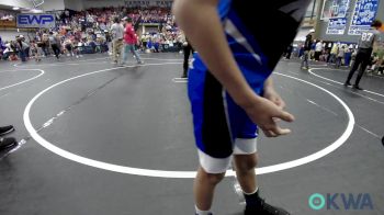 70 lbs Quarterfinal - Brayden Johnson, Team Guthrie Wrestling vs Jonathan Valentine, Bridge Creek Youth Wrestling