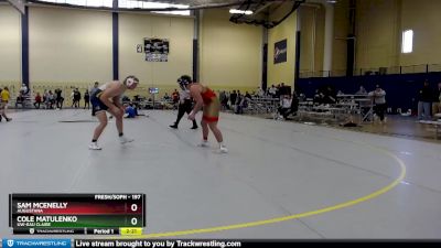 197 lbs Quarterfinal - Cole Matulenko, UW-Eau Claire vs Sam McEnelly, Augustana