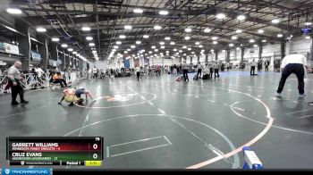 76 lbs Rd# 10- 4:00pm Saturday Final Pool - Cruz Evans, Aggression Legionaries vs Garrett Williams, Minnesota Funky Singlets