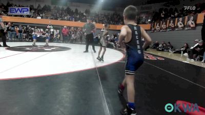 46 lbs Consi Of 16 #2 - Foster Barnes, Newcastle Youth Wrestling vs Keon Ooton, Prodigy NDT