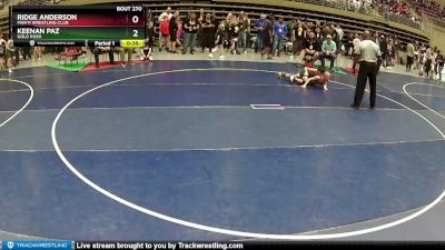 86 lbs Cons. Round 2 - Keenan Paz, Gold Rush vs Ridge Anderson, Manti Wrestling Club