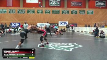 165 lbs 3rd Place Match - Edward Ramirez, Santa Ana College vs Isaac Romero-Martinez, Modesto Junior College