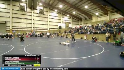 77 lbs Cons. Round 3 - Casey Baxter, Sons Of Atlas Wrestling Club vs Ryder Larsen, South Summit Wrestling