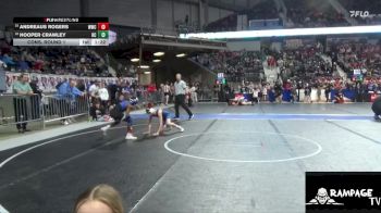 100 lbs Cons. Round 1 - Hooper Crawley, Republic Co vs Andreaus Rogers, WWC