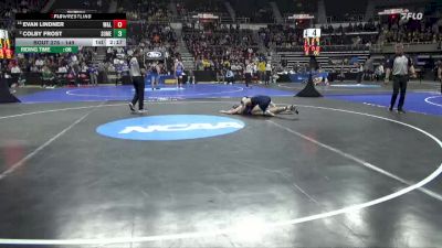 149 lbs Cons. Round 4 - Evan Lindner, Wash. & Lee vs Colby Frost, Southern Me.