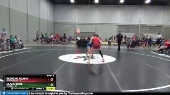 106 lbs 2nd Wrestleback (8 Team) - Scotlyn Adams, Ohio Scarlet vs Clare Booe, Florida