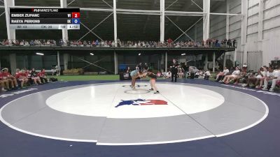 120 lbs Ember Zupanc, Wisconsin vs Raeya Perkins, Oklahoma