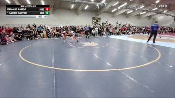 130 lbs Cons. Round 5 - Jennalie Ramos, Fort Morgan vs Karris Carter, Sand Creek