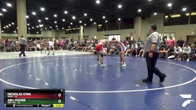 150 lbs Round 3 (6 Team) - Nicholas Stan, WALA vs Dru Moore, Indy WC