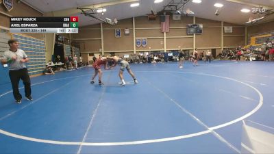 149 lbs Semifinal - Axel Esparza, Embry-Riddle (Ariz.) vs Mikey Houck, Sierra College