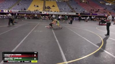 133 lbs 2nd Wrestleback (16 Team) - Geoffrey Whelan, George Mason vs Stockton O`brien, Wyoming