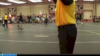 75 lbs Round 5 (6 Team) - Cayden Vincent, Smittys Barn Hard Rockers vs John Saile, Revival Yellow