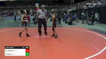 73 lbs Semifinal - Maxx Watson, Sandpoint Legacy Wrestling Club vs Samuel Moran, Nwwc