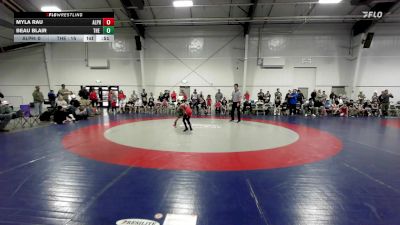 60 lbs Rr Rnd 1 - Myla Rau, Alpha Elite ES vs Beau Blair, The Colosseum Training Center ES