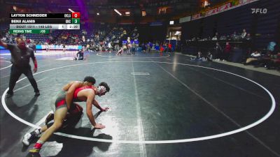 149 lbs Consi Of 8 #2 - Layton Schneider, Oklahoma vs Benji Alanis, Northern Colorado