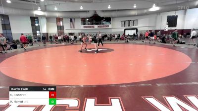 184 lbs Quarterfinal - Sam Fisher, Virginia Tech vs Kyle Homet, Life University
