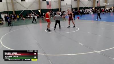 184 lbs Cons. Round 4 - Keenan Smith, Cowley vs Logan Noble, Colorado Mesa University