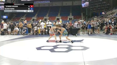 100 lbs Semis - Symon Woods, Illinois vs Eldon Roth, Wisconsin