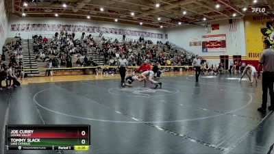 120 lbs 5th Place Match - Tommy Slack, Lake Catholic vs Joe Curry, Licking Valley