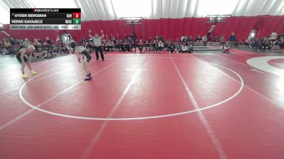 USA Junior Boys - 126 lbs Cons. Semis - Versii Kavajecz, Wisconsin vs Ayden Bergman, DC Elite Wrestling