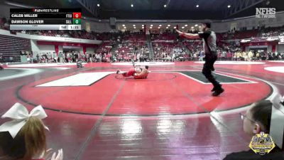 138 lbs Quarterfinals (8 Team) - Caleb Miller, FT. GIBSON vs Dawson Glover, SALLISAW