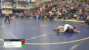 107 lbs 3rd Place - Keegan Bassett, Bishop McCort vs Justin Farnsworth, Malvern Prep