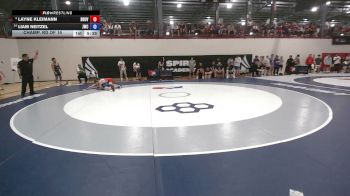 61 kg Champ. Rd Of 16 - Layne Kleimann, Brunson UVRTC vs Liam Neitzel, Jackrabbit Wrestling Club