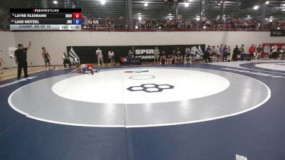 61 kg Champ. Rd Of 16 - Layne Kleimann, Brunson UVRTC vs Liam Neitzel, Jackrabbit Wrestling Club