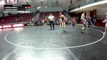 150 lbs Quarterfinal - Dakota Farrell, Franklin County Wrestling Club vs Mathew Kaiser, Legacy Dragons Wrestling Club