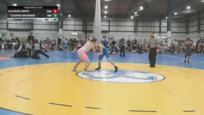 155 lbs Champ. Round 2 - Cooper Brunner, OTM Walters Wrestling vs Jackson Smith, East Carolina Wrestling Academ