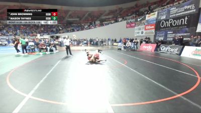 5A Boys 138 lbs Quarterfinal - John Browning, Redmond Boys vs Mason Thynes, Redmond Boys