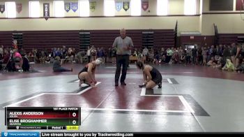 129-134C 1st Place Match - Elise Broghammer, Anamosa vs Alexis Anderson, Solon