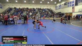 121 lbs Quarterfinal - Kathleen Nava, Rebel Wrestling vs Hailey Navarro, El Rancho Dons
