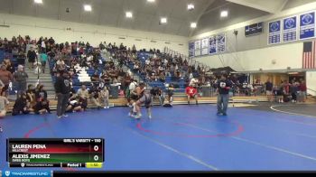 150 lbs Quarterfinal - Alexis Jimenez, Sweg Boys vs Lauren Pena, Hillcrest