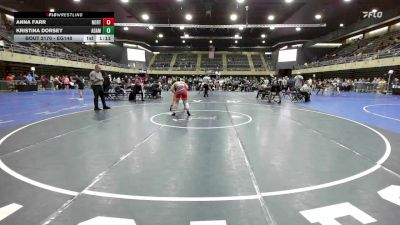 Semifinal - Anna Farr, North East vs Kristina Dorsey, Adamstown