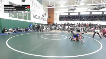 144 lbs Cons. Round 1 - KIng Johnson, Paramount vs Joshua Velasco, North Torrance