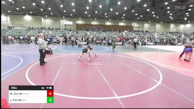 78 lbs Semifinal - Maximus Durrer, Oakdale WC vs JayT Farrell, Spring Hills WC