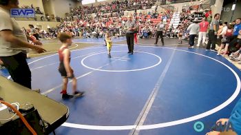 40 lbs Consolation - Cayden Robertson, Wagoner Takedown Club vs Everett Long, Tiger Trained Wrestling