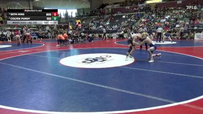 5A 120 lbs Semifinal - Seth King, Mountain Home vs Colten Purdy, Van Buren