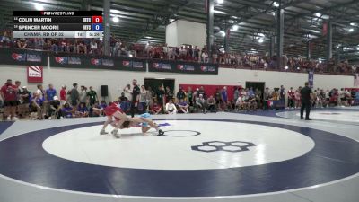 61 kg Champ. Rd Of 32 - Colin Martin, Eagle Regional Training Center vs Spencer Moore, Illinois Regional Training Center/Illini WC