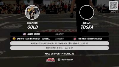 Imran Toska vs Grayson Gold 2024 ADCC Phoenix Open