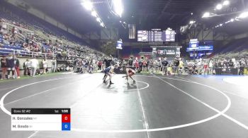 112 lbs Cons 32 #2 - Haley Gonzales, New York vs Madalynne Gosda, Wisconsin