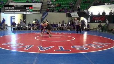 217 lbs Finals (8 Team) - Landon Mckendree, Springville vs Luke Calfee, Scottsboro