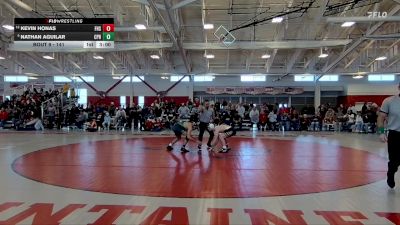 141 lbs Champ. Round 1 - Nathan Aguilar, Cal Poly Humboldt vs Kevin Honas, Fort Hays State