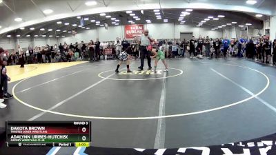 68-69 lbs Round 3 - Dakota Brown, Twisted Joker Wrestling vs Adalynn Uribes-Hutchison, Osprey Wrestling Club