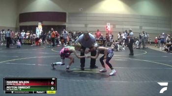 82 lbs Round 2 (6 Team) - Maverik Wilson, Metro All Stars vs Peyton Obrecht, MO Outlaws